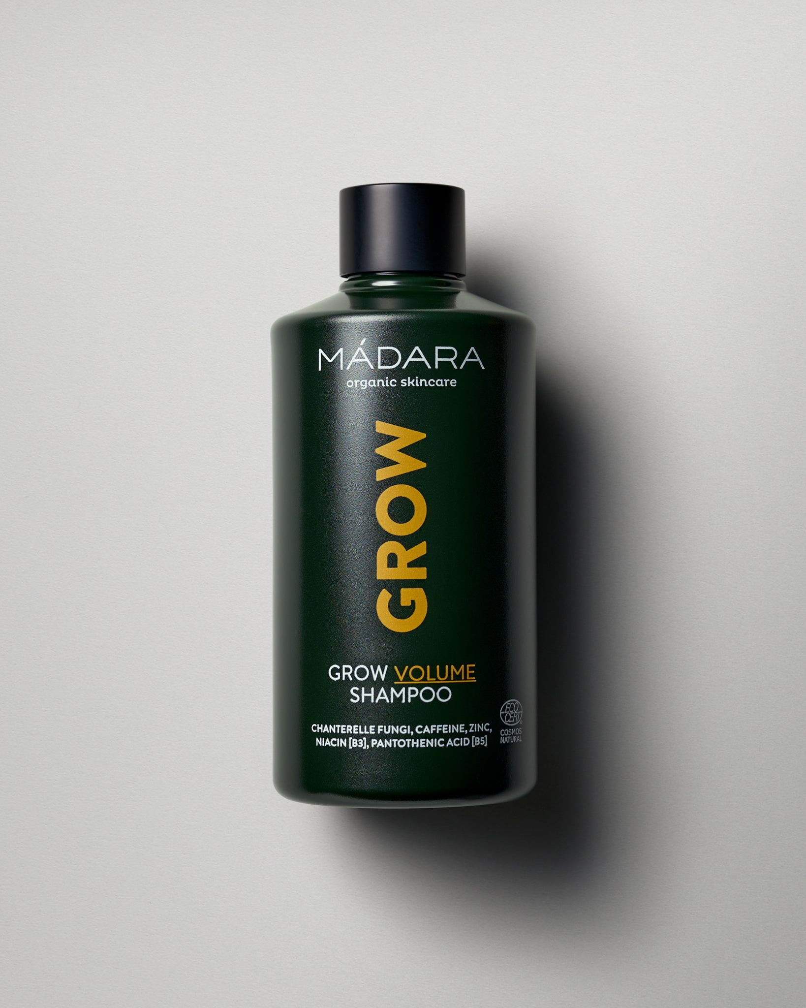 MÁDARA Organic Skincare best shampoo for hair growth A4071 shampoo product photo on plain background.