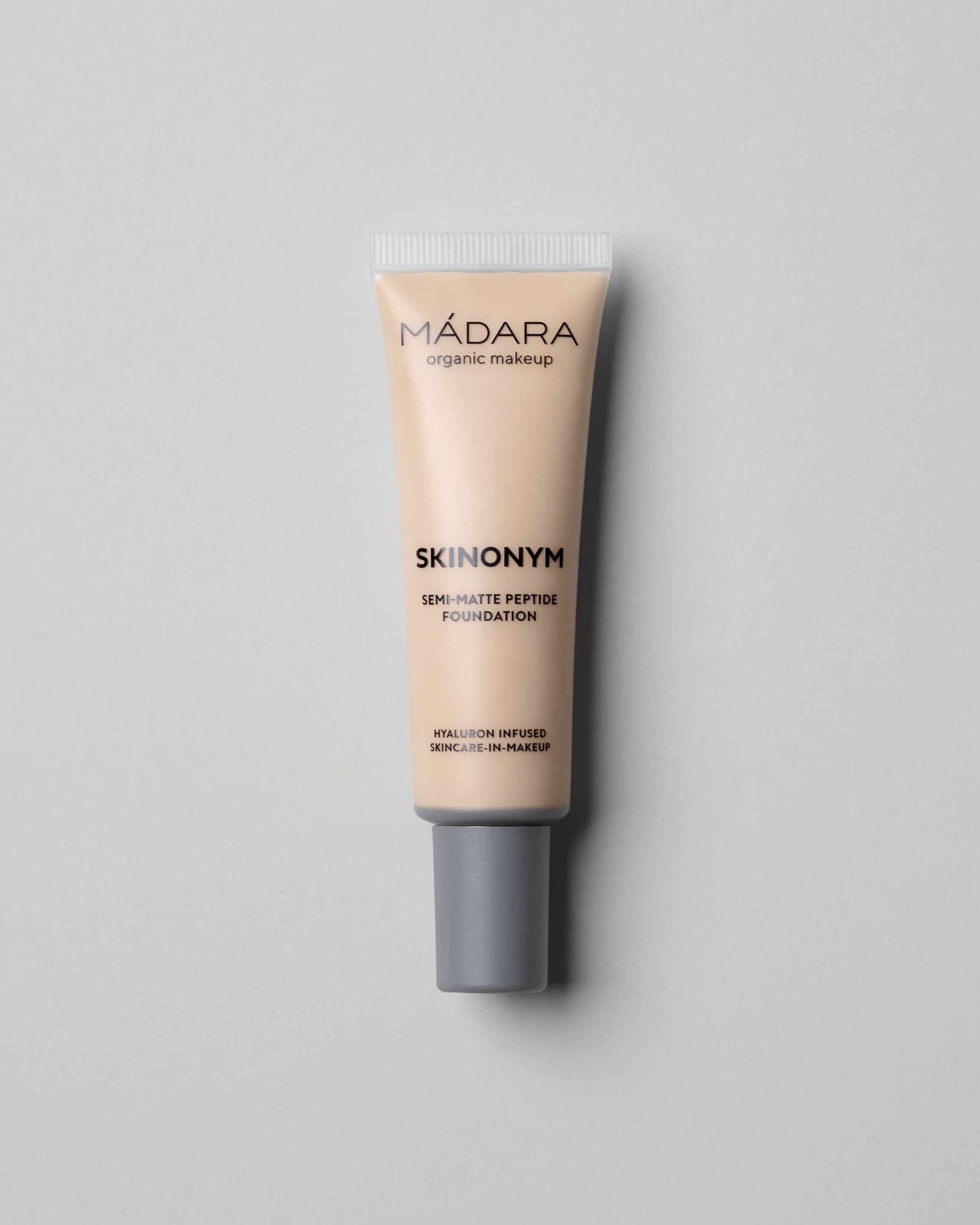 MÁDARA Organic Skincare skinonym foundation linen A6088 foundation product photo on plain background.
