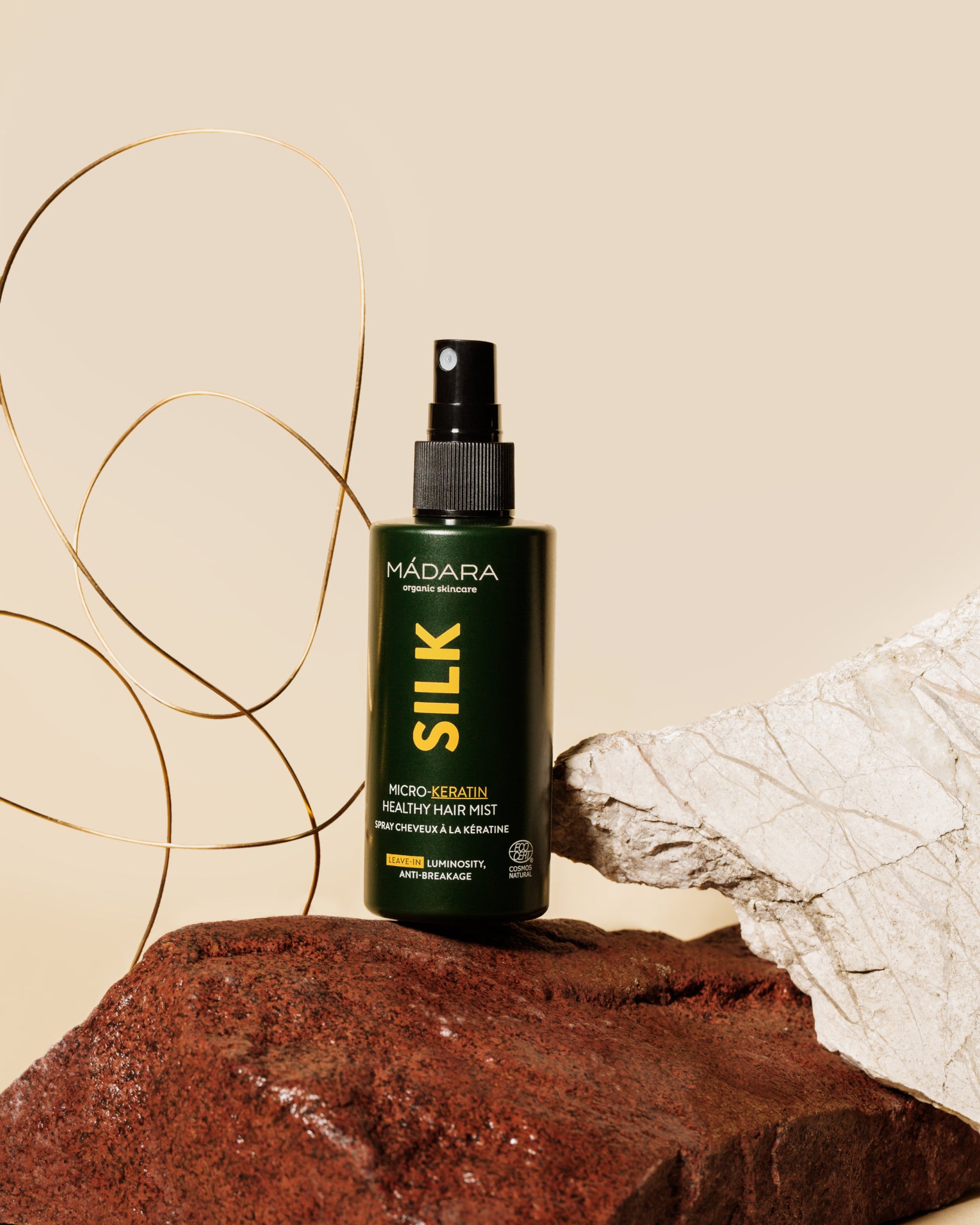 MÁDARA Organic Skincare keratin hair treatment A4061 product photo on plain background.