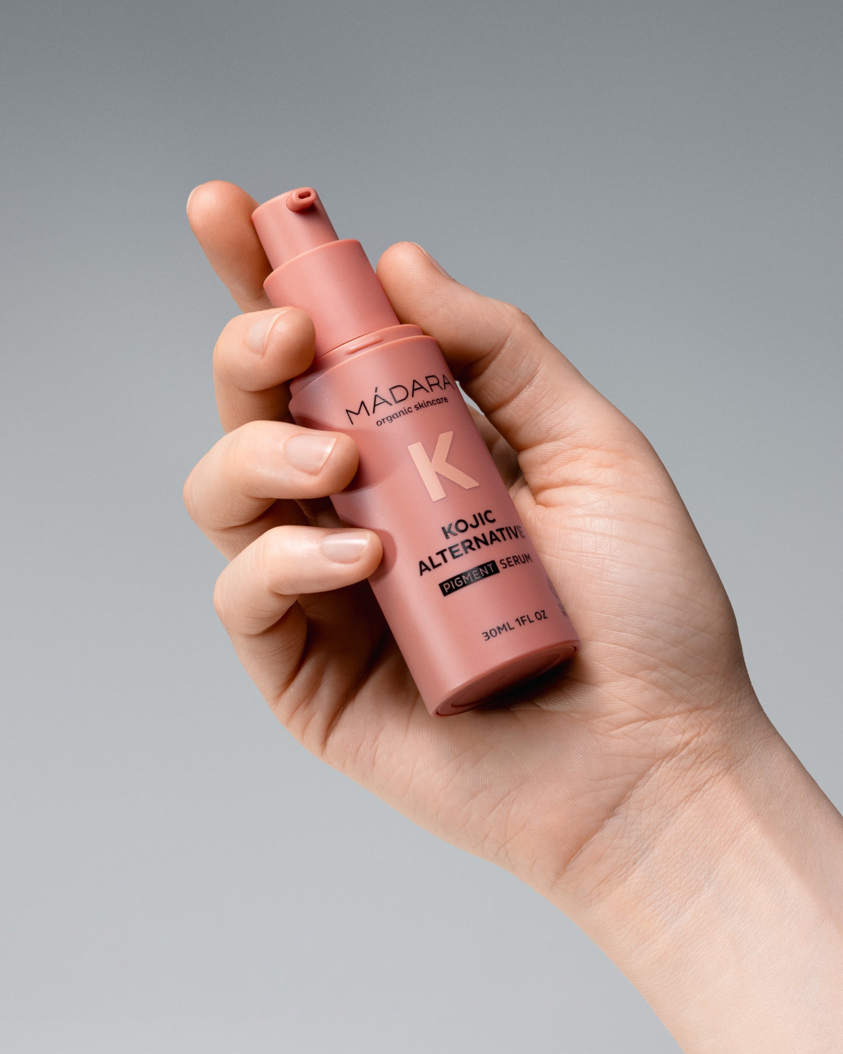 MÁDARA Organic Skincare hyperpigmentation treatment for sensitive skin A2125 product photo on plain background.