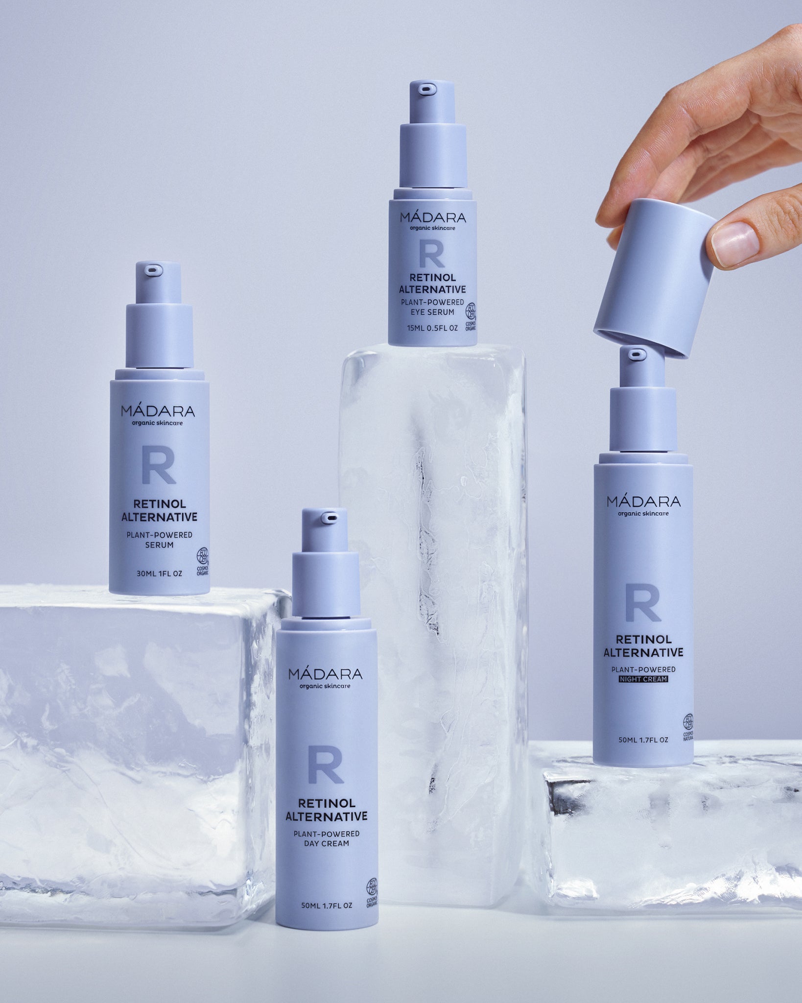 MÁDARA Organic Skincare retinol alternatives A3365 product photo on plain background.