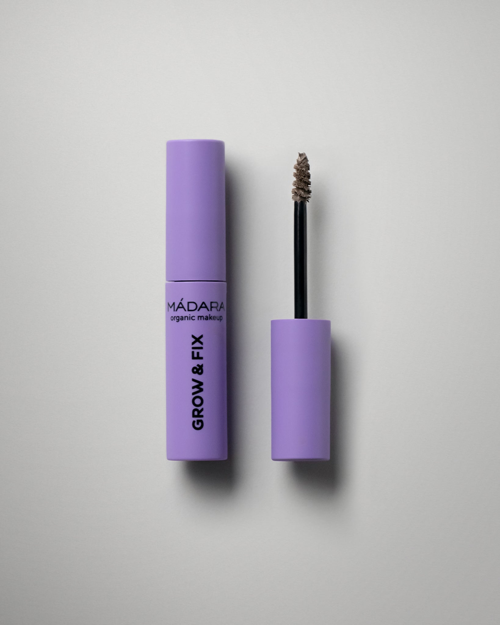 MÁDARA Organic Skincare brow and lash booster frosty taupe A6703 product photo on plain background.