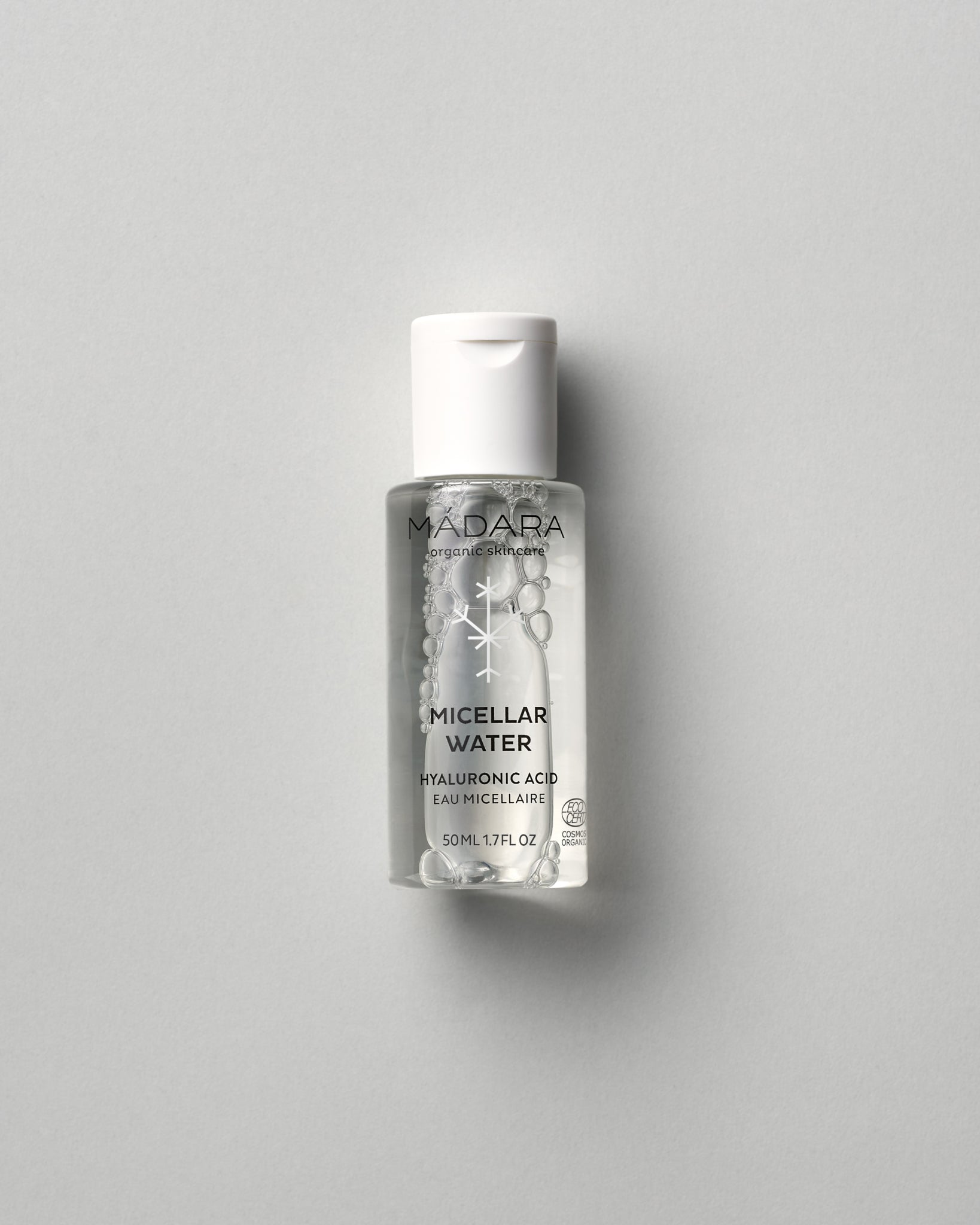 MÁDARA Organic Skincare micellar water travel size SM2041 50 product photo on plain background.