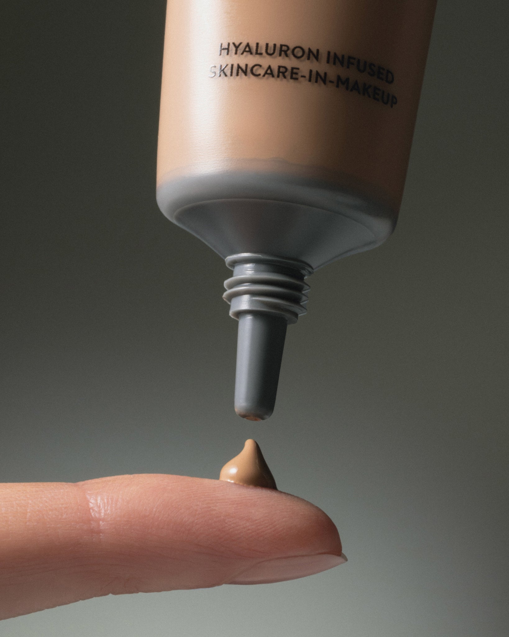 MÁDARA Organic Skincare semi matte peptide foundation A6093 foundation product photo on plain background.