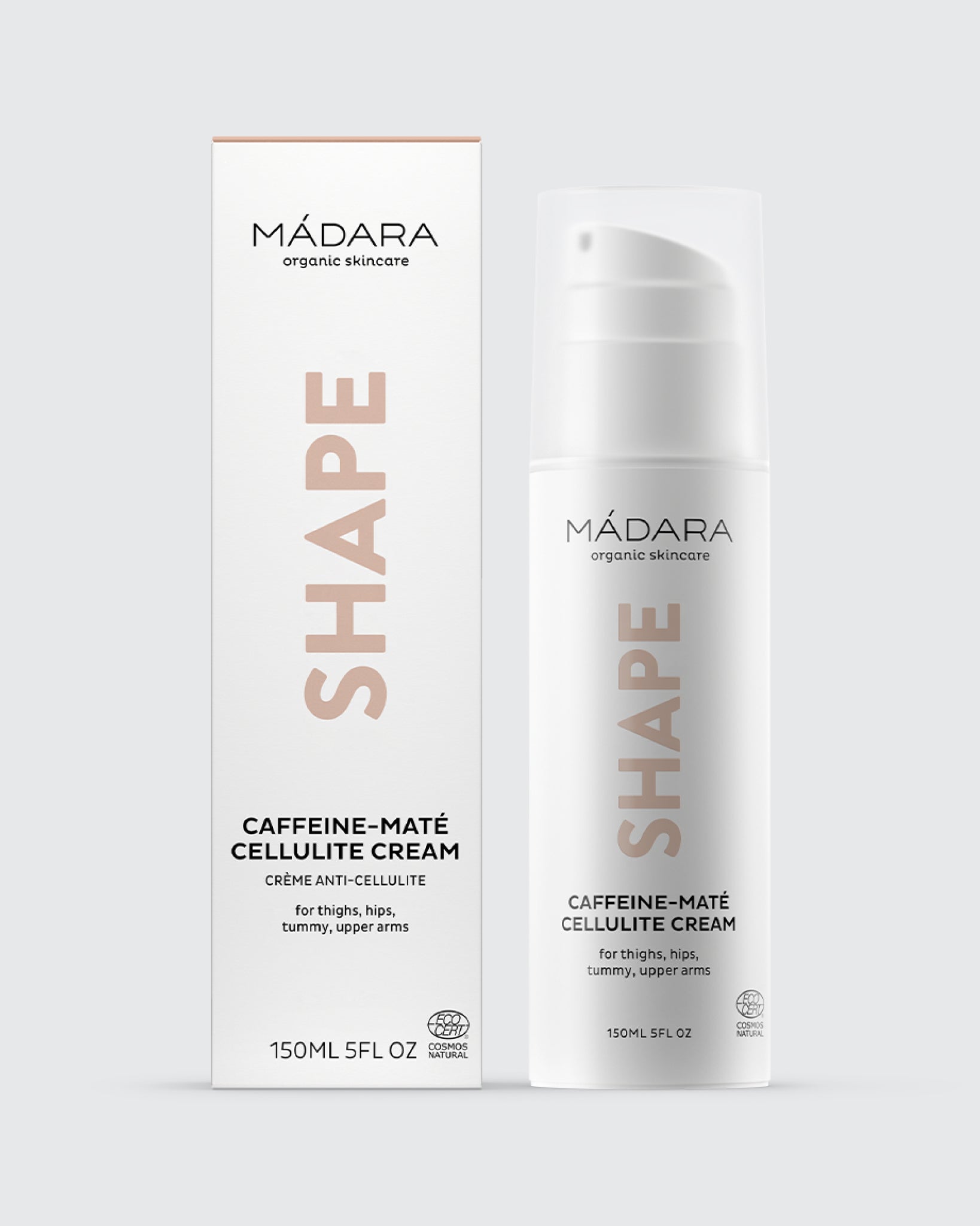 MÁDARA Organic Skincare skin toning cream A1152 face cream product photo on plain background.
